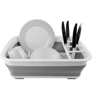 Plastic Collapsible Dish Rack Drainer