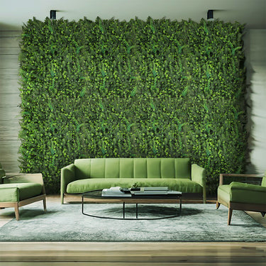40x60cm Artificial Green Plant Wall Hedge Panel – UV-Proof Ivy for Indoor & Outdoor Use - Lifeideas