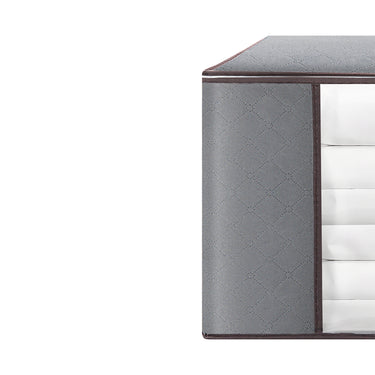 Foldable Fabric Clothes Storage Bag with Clear Window and Handles