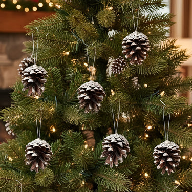 Wooden Christmas Tree Hanging Ornament Set – 30-Piece Festive Assortment for Holiday Decor