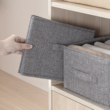 Foldable Fabric Storage Box – Closet Organizer for Jeans, Shirts & Underwear