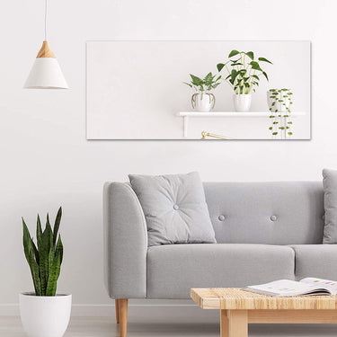 Self-Adhesive PET Mirror Sheet Roll – Cuttable, Shatterproof, Flexible Wall Decor for DIY Home Use