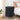 Folding Fabric Laundry Hamper with Lid and Handles – Collapsible Black Clothes Basket