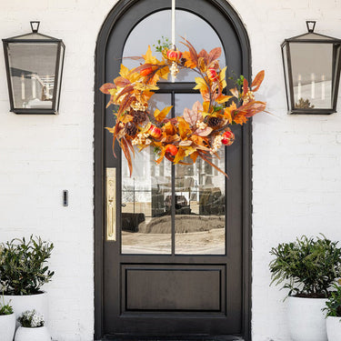 Halloween Pumpkin Artificial Garland – 180cm Fall Decoration