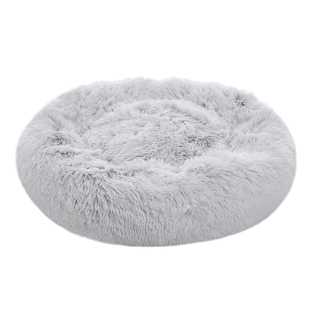 Calming Round Donut Plush Dog Cuddler Bed, SW0610