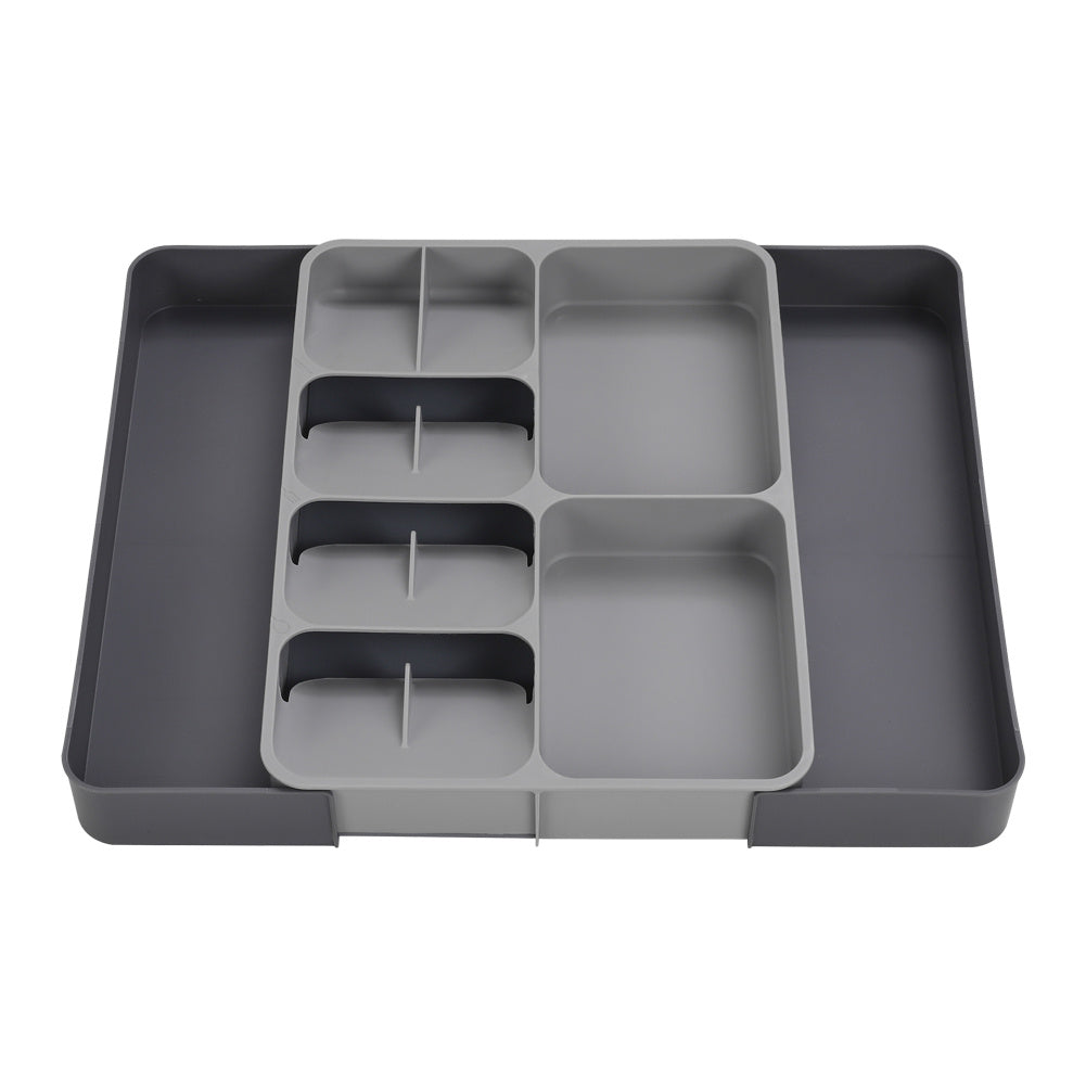 Expandable 12-Compartment Cutlery Tray Drawer Organiser