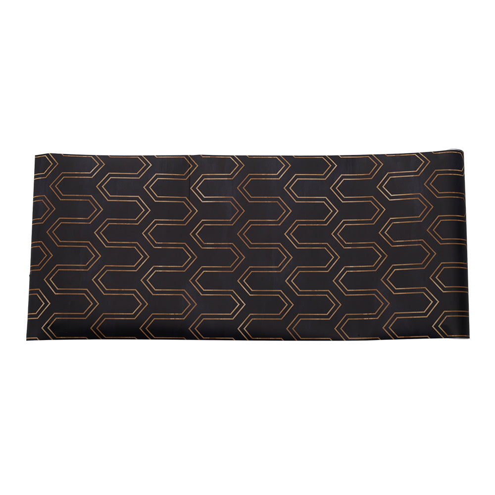 Navy and Gold Geometric Wallpaper