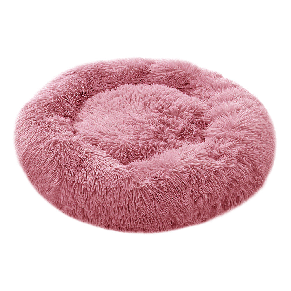 Calming Round Donut Plush Dog Cuddler Bed, SW0604