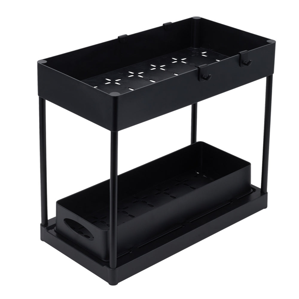 2-Tier Sliding Under Sink Storage Rack, KT0013