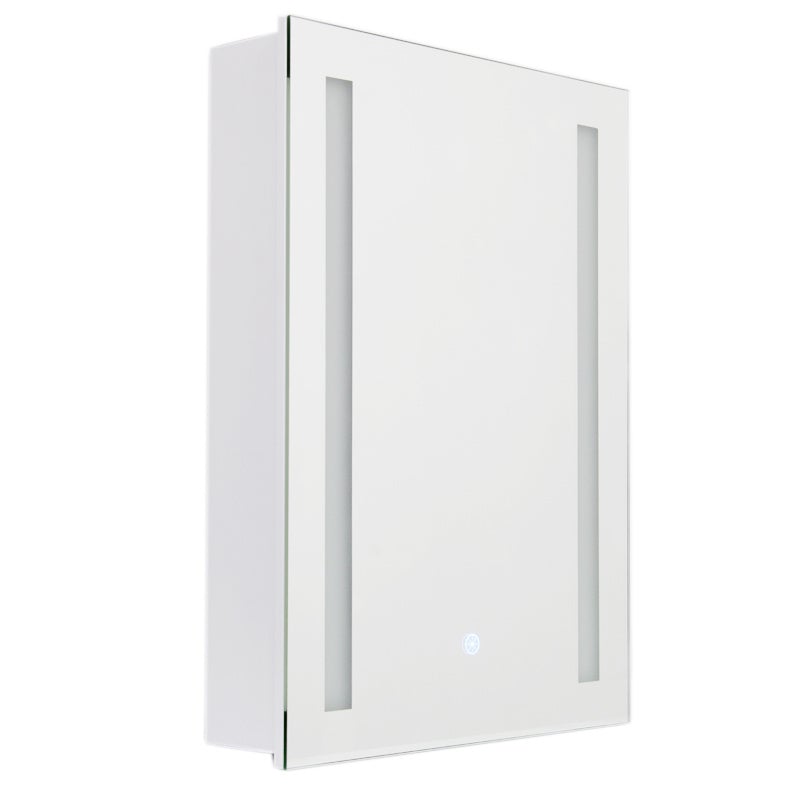 800x600MM LED Bathroom Mirror Cabinet with Shelves Socket