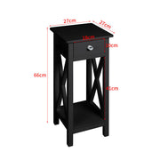 Top Open End Table Classic Side Table for Living Room and Bedroom End Table Living and Home 