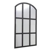 Rustic Arch Wood Window Pane Wall Decor