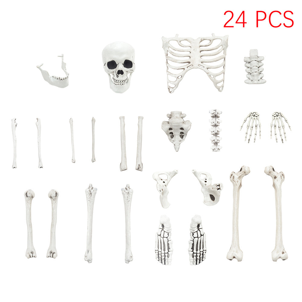 Halloween Realistic Skull and Bone Skeleton Decoration Kit, SC1477