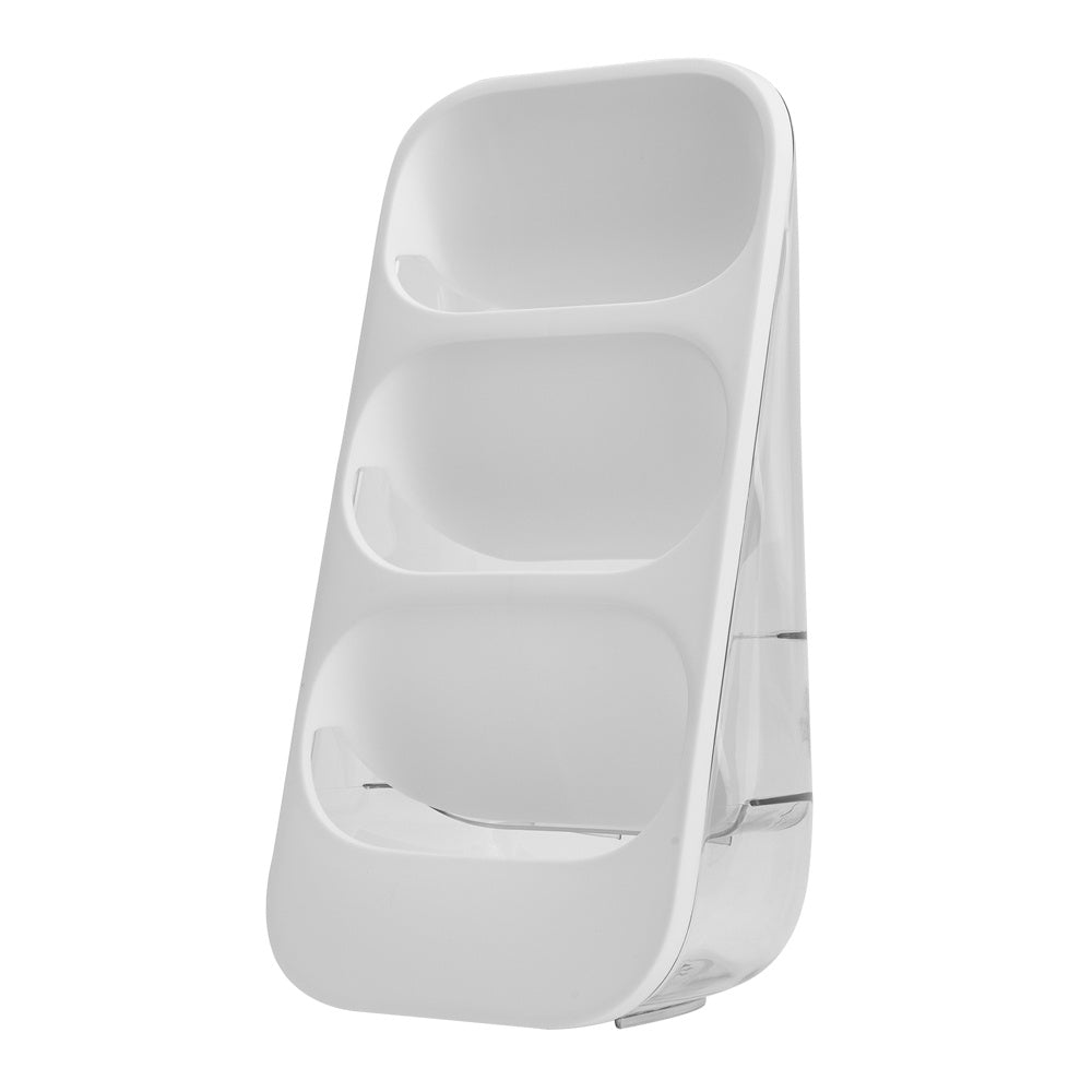 3-Compartment Plastic Utensil Holder, KT0006