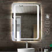 Rectangle LED Illuminated Bathroom Mirror Bathroom Mirrors Living and Home 