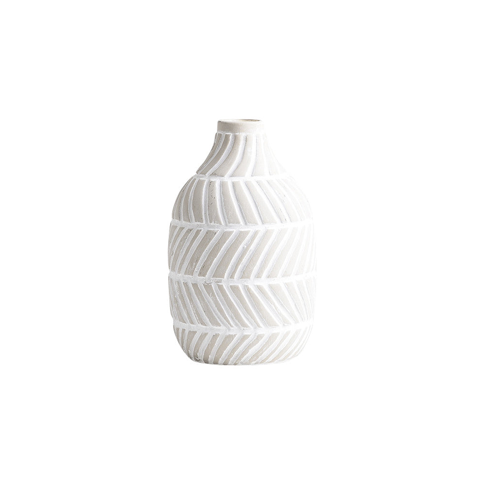 Modern Distressed Ceramic Vase for Home Decor