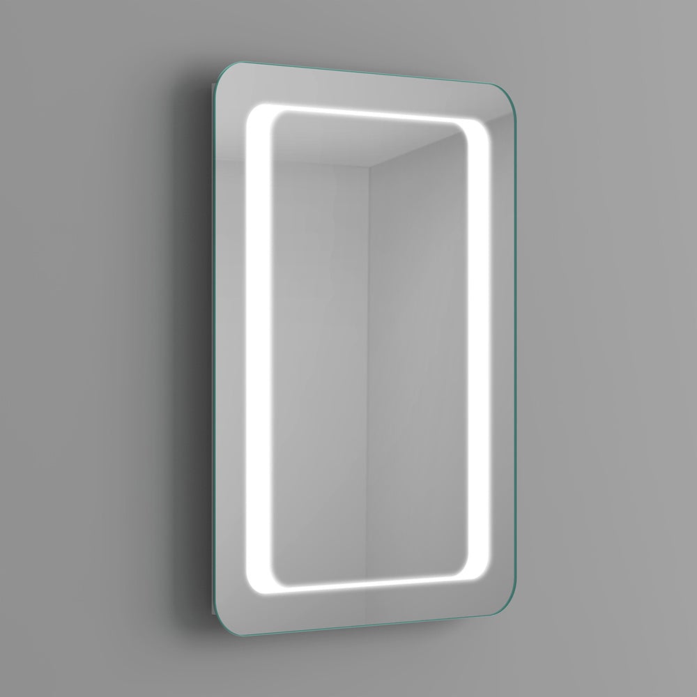 Rectangle LED Illuminated Bathroom Mirror Bathroom Mirrors Living and Home 