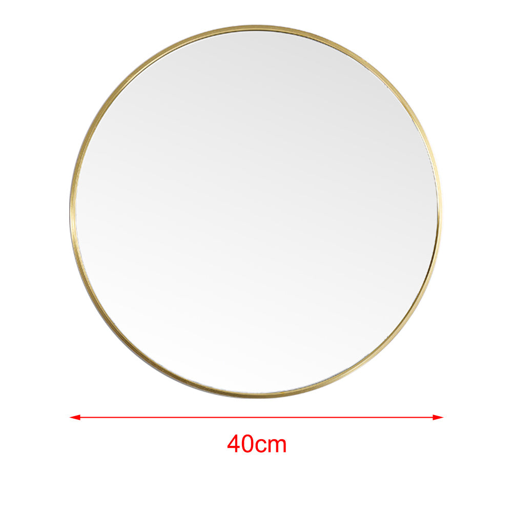 Nordic Round Bathroom Framed Mirror Wall Hanging Mirrors Living and Home 