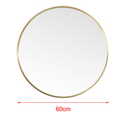 Nordic Round Bathroom Framed Mirror Wall Hanging Mirrors Living and Home 