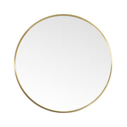 Modern Wall Mounted Slim Frame Round Mirror Normal Make Up Mirrors Living and Home 