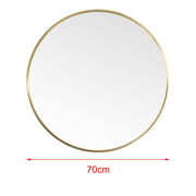 Nordic Round Bathroom Framed Mirror Wall Hanging Mirrors Living and Home 
