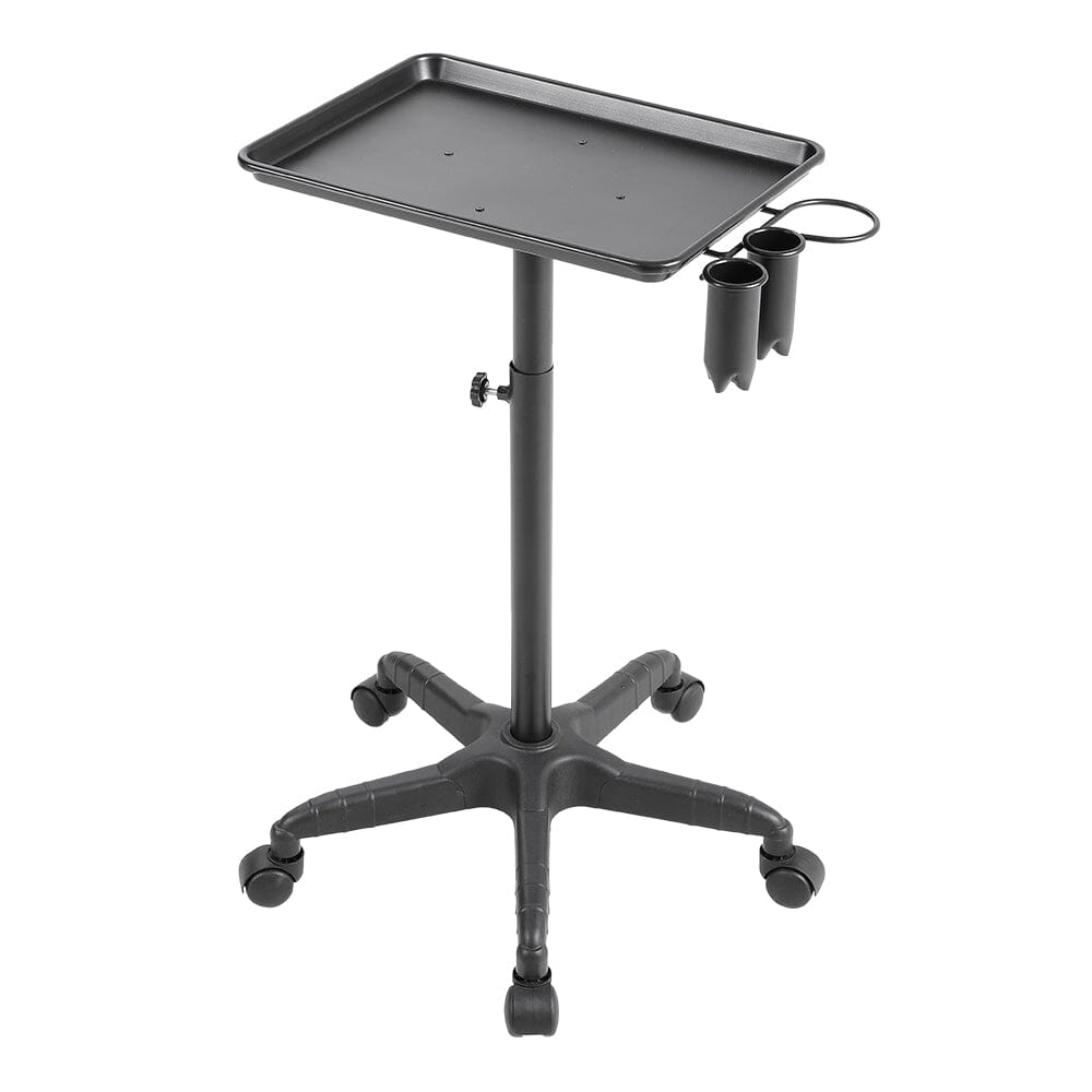 Adjustable Salon Tray Cart on Wheels Pet Grooming Tables Living and Home 