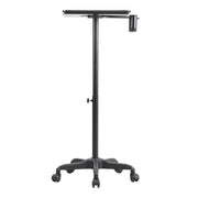 Adjustable Salon Tray Cart on Wheels Pet Grooming Tables Living and Home 