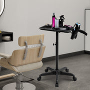 Adjustable Salon Tray Cart on Wheels Pet Grooming Tables Living and Home 