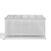 White Framed Garden Hobby Greenhouse with Vent Garden Storages & Greenhouses Living and Home 