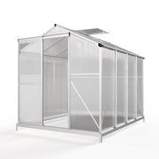 White Framed Garden Hobby Greenhouse with Vent Garden Storages & Greenhouses Living and Home 