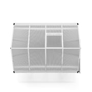 White Framed Garden Hobby Greenhouse with Vent Garden Storages & Greenhouses Living and Home 