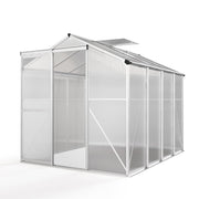 White Framed Garden Hobby Greenhouse with Vent Garden Storages & Greenhouses Living and Home 