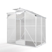 White Framed Garden Hobby Greenhouse with Vent Garden Storages & Greenhouses Living and Home 