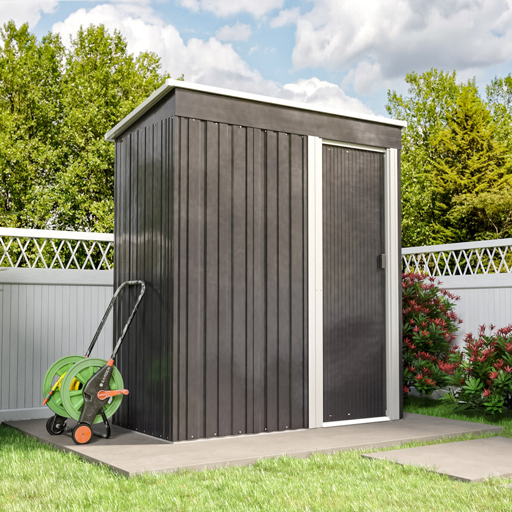 Metal Garden Shed Outdoor Tool Storage Organizer Small House Garden storage Living and Home 