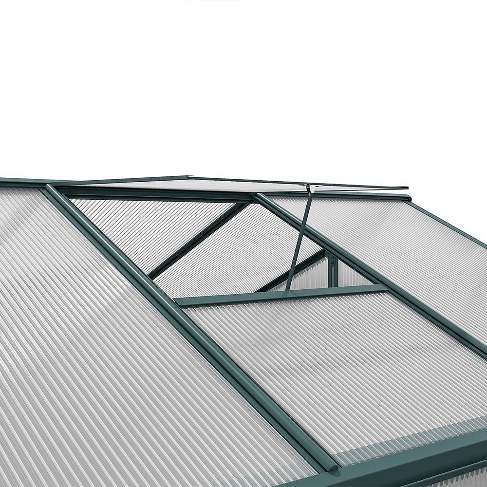 6' x 6' ft Garden Hobby Greenhouse Green Framed with Vent Garden Storages & Greenhouses Living and Home 