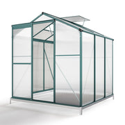 6' x 6' ft Garden Hobby Greenhouse Green Framed with Vent Garden Storages & Greenhouses Living and Home 