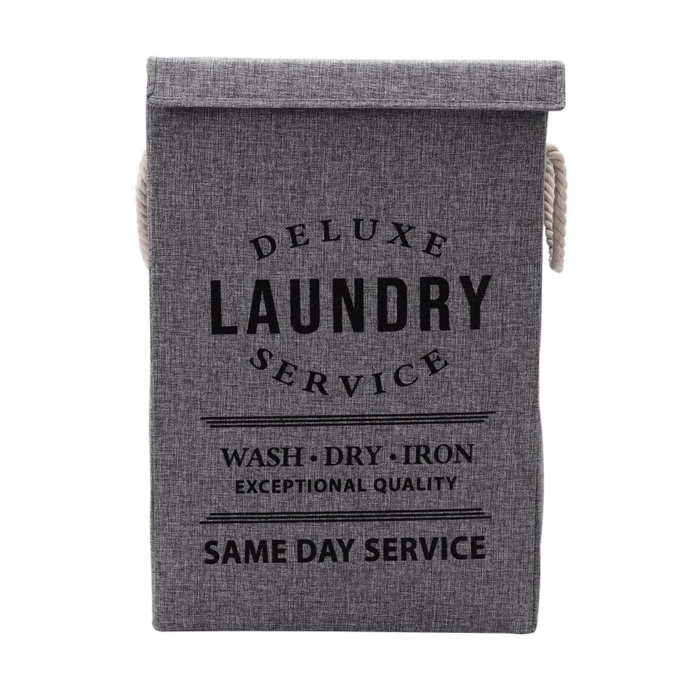 Foldable Home Laundry Baskets Laundry Hamper with Lid and Rope Handles Laundry Baskets Living and Home 