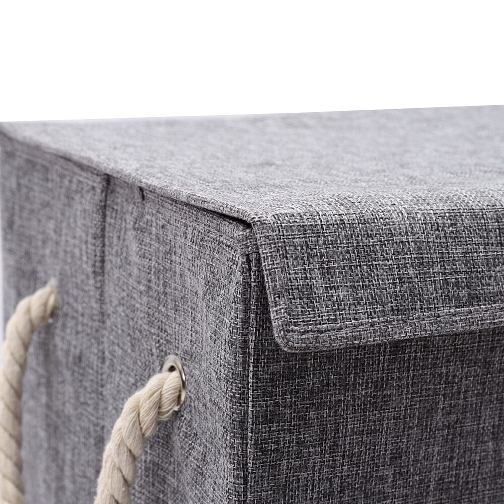 Foldable Home Laundry Baskets Laundry Hamper with Lid and Rope Handles Laundry Baskets Living and Home 