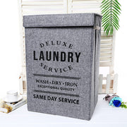 Foldable Home Laundry Baskets Laundry Hamper with Lid and Rope Handles Laundry Baskets Living and Home 