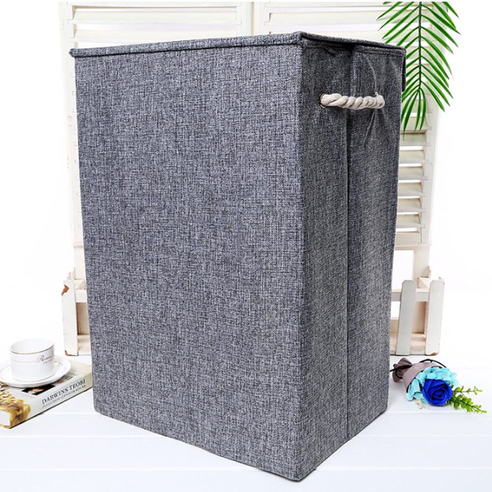 Foldable Home Laundry Baskets Laundry Hamper with Lid and Rope Handles Laundry Baskets Living and Home 