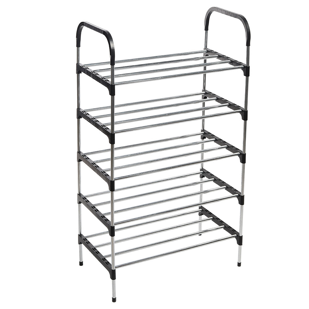 5 Tiers Shoe Rack Organizer Stackable Space Saving Shoe Shelf