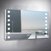Rectangle LED Illuminated Bathroom Mirror Bathroom Mirrors Living and Home 