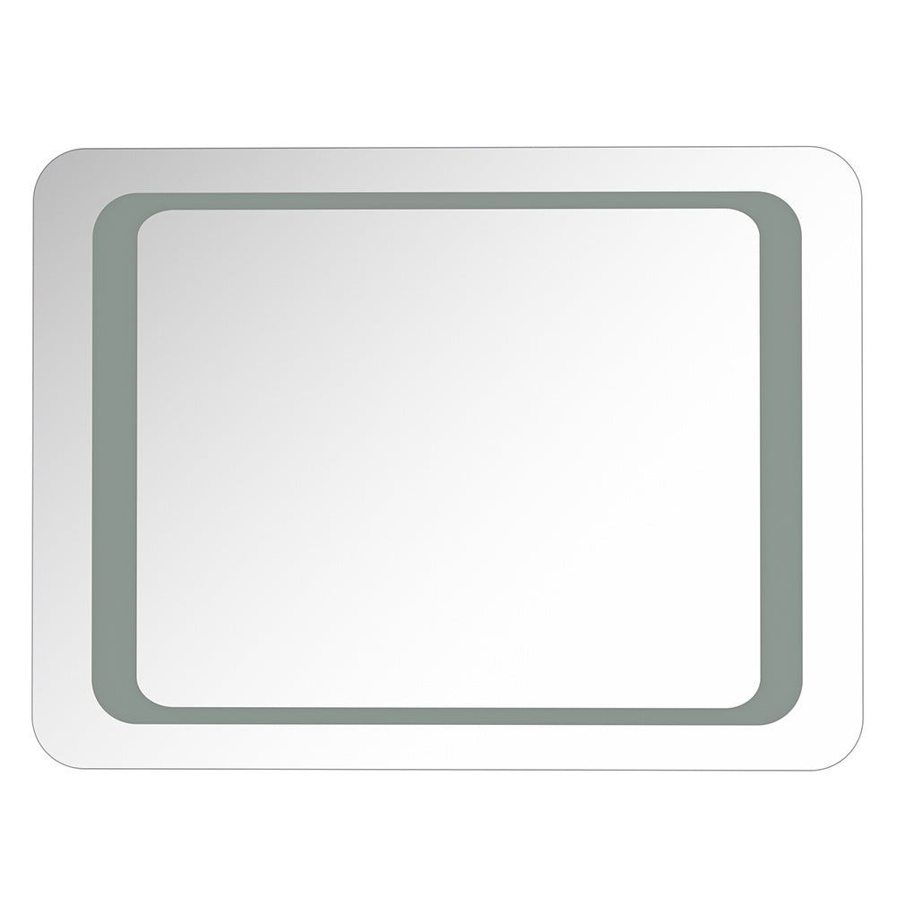 Rectangle LED Illuminated Bathroom Mirror Bathroom Mirrors Living and Home 