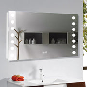 Rectangle LED Illuminated Bathroom Mirror Bathroom Mirrors Living and Home 