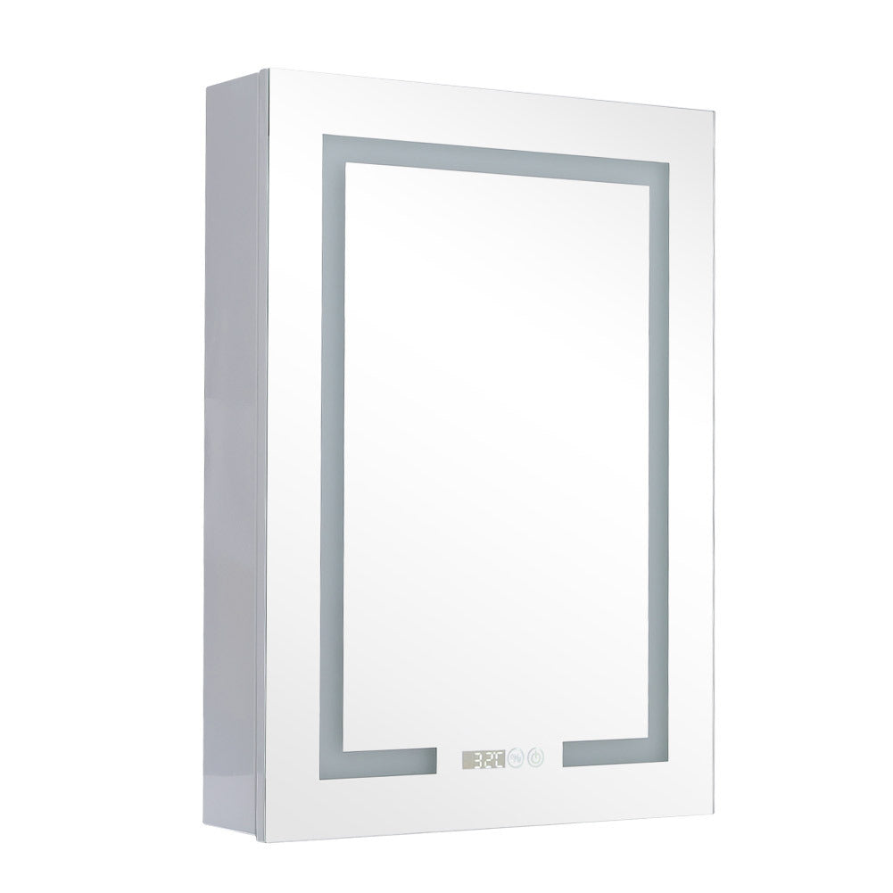 Rectangular 1 Door LED Dimmable Mirror Cabinet, DM0469