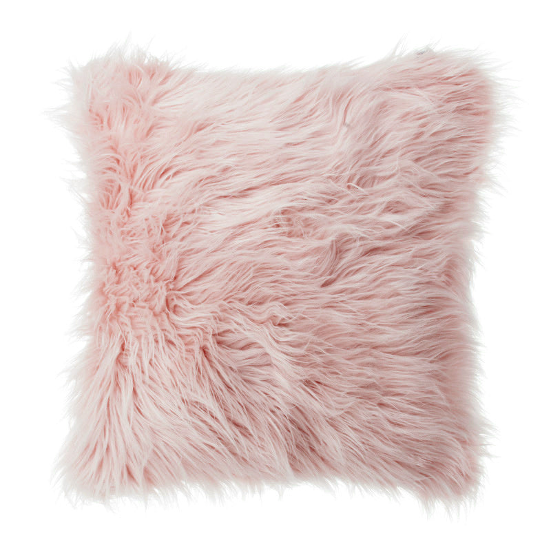 Super Soft Luxury Faux Fur Decorative Plush Pillow Case, SP0742