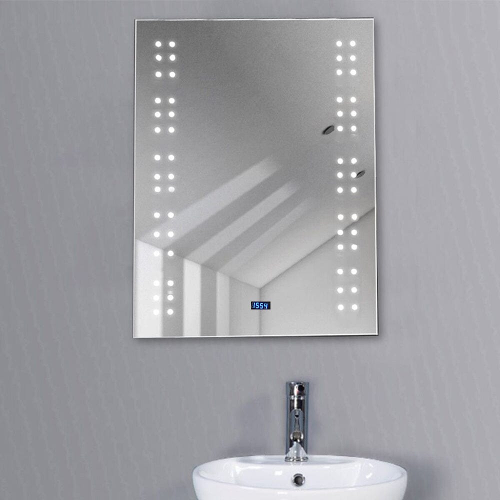 Rectangle Smart LED Touch Bathroom Wall Mirror Bathroom Mirrors Living and Home 