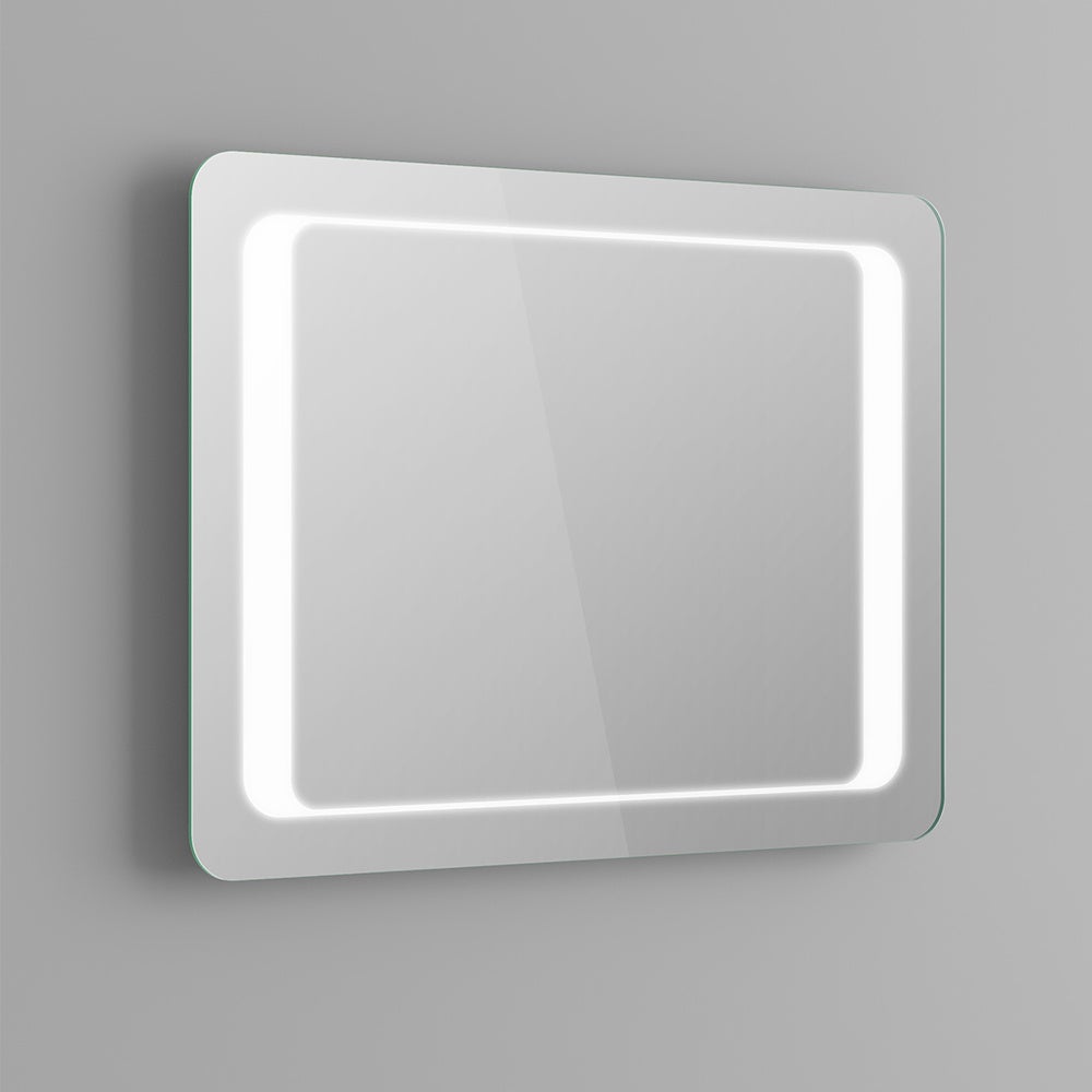 Rectangle LED Illuminated Bathroom Mirror Bathroom Mirrors Living and Home 