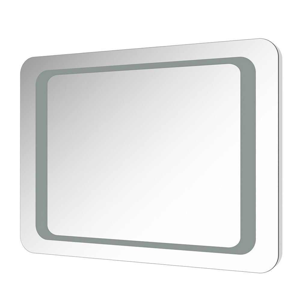 Rectangle LED Illuminated Bathroom Mirror Bathroom Mirrors Living and Home 