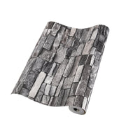 Rustic Faux Brick 3D Wallpaper Roll for Cafe Restaurant Home Decor